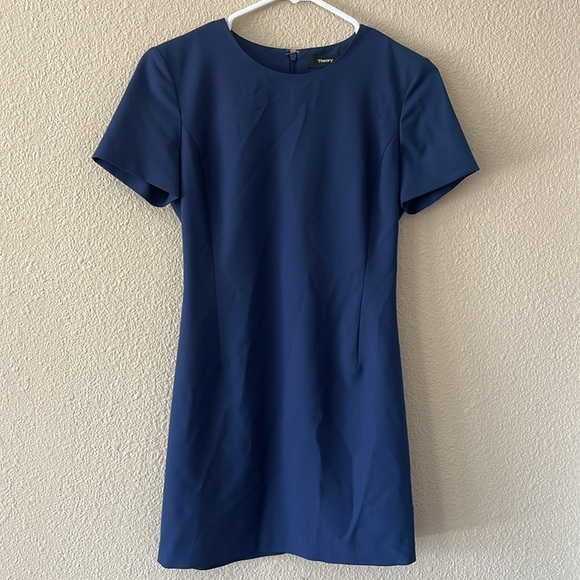 Theory Navy Blue Sheath Dress - Picture 10 of 10